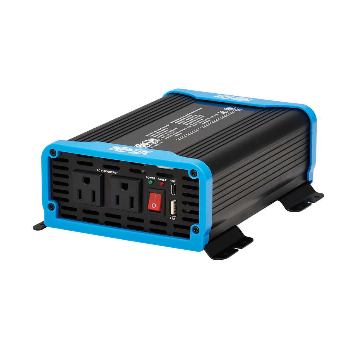 Tripp Lite 300W Compact Pure Sine Wave Power Inverter, 2 Outlets, 1 US