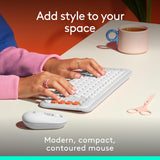 Logitech POP Mouse, Compact and Portable Wireless Bluetooth Mouse with