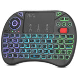 Mini clavier Rii X8, clavier sans fil 2,4G amélioré et Bluetooth