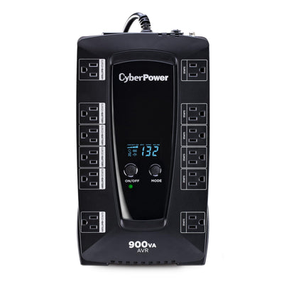 AVRG900LCD 900VA Compact 120V 5-15P LINE-INT 12OUT 5-15R 3YR WARR