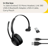 Micro-casque Jabra Evolve2 55 Link380a MS Mono
