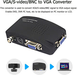 COMPOSITE S-VIDEO TO VGA VIDEO CONVERTER