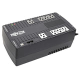 Tripp Lite AVR 550VA Compact Line-Interactive UPS, 8 Outlets, Black (A
