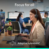 Logitech Zone Wireless 2 ES for Business - Noise-Canceling Wireless He