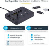 StarTech.com Duplicateur et effaceur de lecteur flash USB autonome 1:5 - 1 à