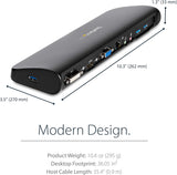 Station d'accueil USB 3.0 pour ordinateur portable StarTech.com à deux moniteurs avec HDMI/DVI