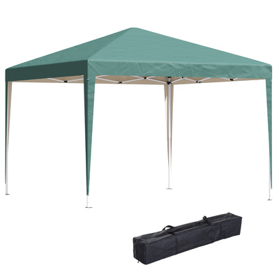 10 x 10ft Folding Pop Up Tent Outdoor Gazebo Canopy with Carrying Bag
