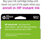 HP 902, 3 cartouches d'encre, cyan, magenta, jaune, compatible avec les imprimantes HP Offi