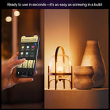 Philips Hue Smart LED A19 Bulb, White Ambiance, E26 Base, 7.2W, Full S