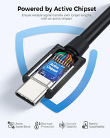 Cable Matters [Intel Certified] 40Gbps Active Thunderbolt 4 Cable 6.6