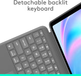 Logitech Combo Touch iPad Air 13-inch (M2)(2024) Keyboard Case - Detac
