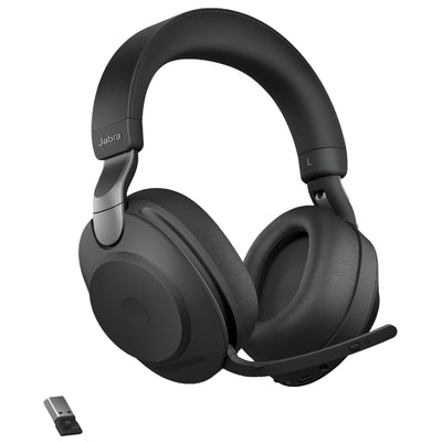 Jabra Evolve2 85 - USB-A MS Teams Stereo - Black USB-A Dongle Teams Ce