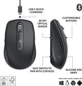 Logitech MX Anywhere 3S for Business Graphite