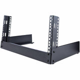 StarTech.com 2-Post 4U Desktop Server Rack, Small Open Frame 19in Comp