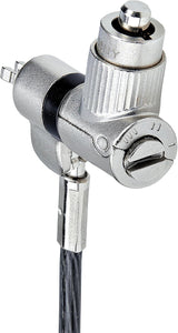 StarTech.com 3-in-1 Universal Laptop Lock 6.6ft (2m), Master Keyed Sec