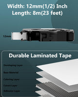 Brother PTD210BK Electronic Labelling System for TZE Tapes
