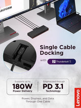 Lenovo ThinkPad Thunderbolt 5 Smart Dock 7500, 120Gbps Data Transfer,