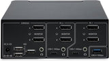 StarTech.com 2-Port Dual-Monitor DisplayPort 1.4 KVM Switch, 8K 60Hz /