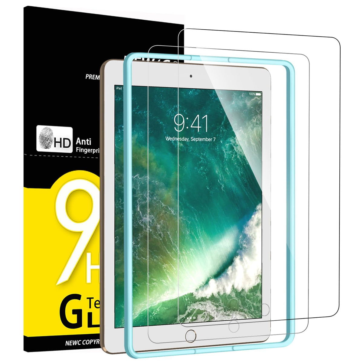 NEW'C 2 Pack Designed for iPad Air 3 (10.5 Inch 2019 Model) and iPad P