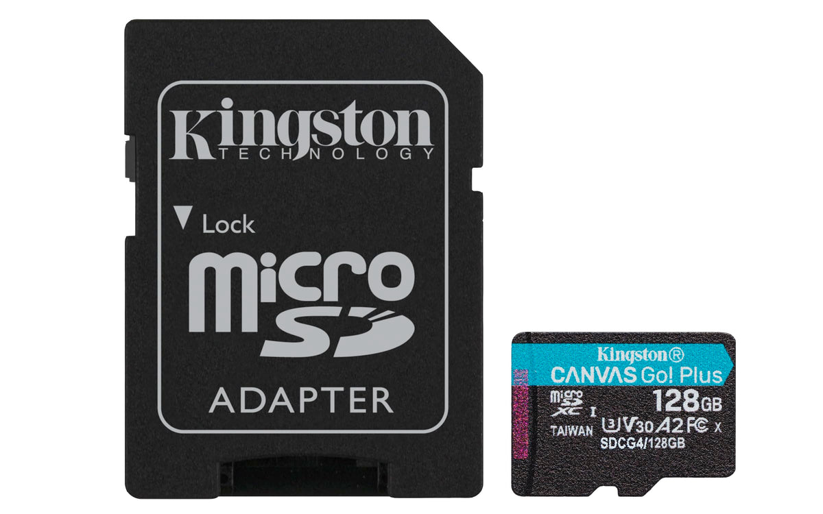 Kingston Canvas Go Plus Gen 4 128GB MicroSDXC Card
