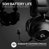 Casque de jeu sans fil Logitech PRO X 2 LIGHTSPEED graphite