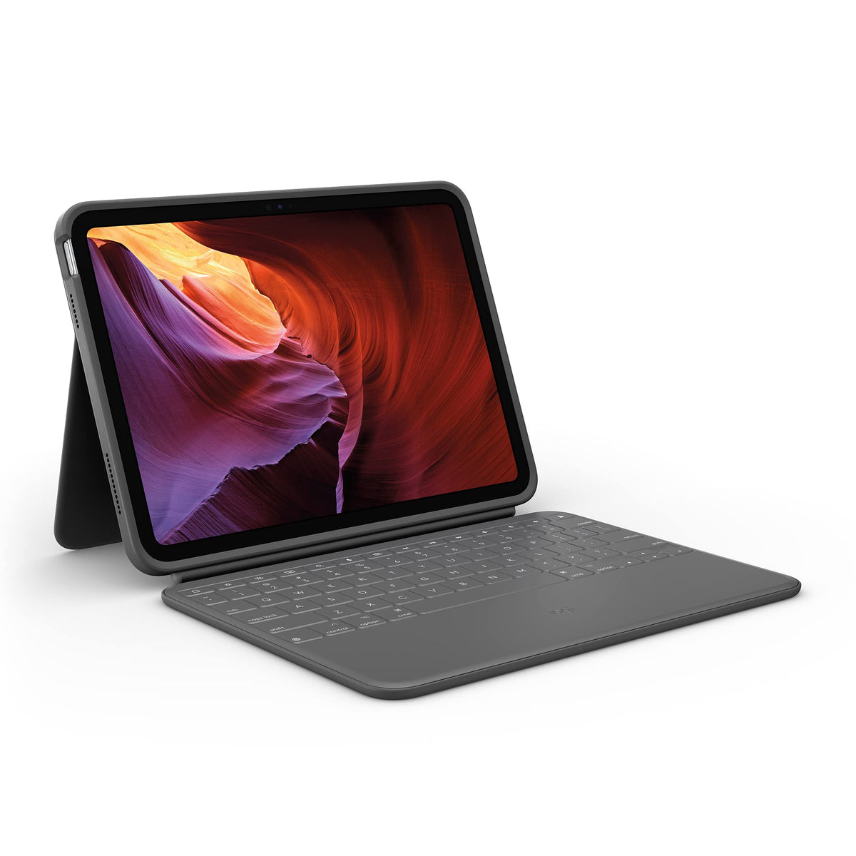 Logitech Rugged Folio Keyboard Case for iPad (10th gen & A16) with Sma