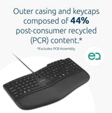 Clavier Kensington Pro Fit Ergo KB675 EQ TKL filaire, connexion USB-A