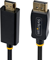 StarTech DisplayPort to HDMI Adapter Cable 10ft, Gripping HDMI Connect