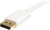 StarTech.com MDP2DPMM1MW 1m 3 ft White Mini DisplayPort to DisplayPort