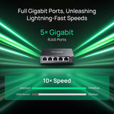 TP-Link Omada 5-Port Gigabit Easy Managed Switch with 4-Port PoE+(ES20