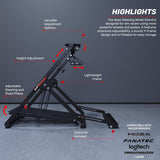 GT Omega APEX Racing Wheel Stand for Logitech G920 G923 G29 Gaming Ste