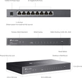 TP-Link Jetstream 8-Port Gigabit Smart Switch (TL-SG2008) - SDN Integr