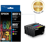 Epson T802XL-BCS Encre ultra résistante DuraBrite haute capacité