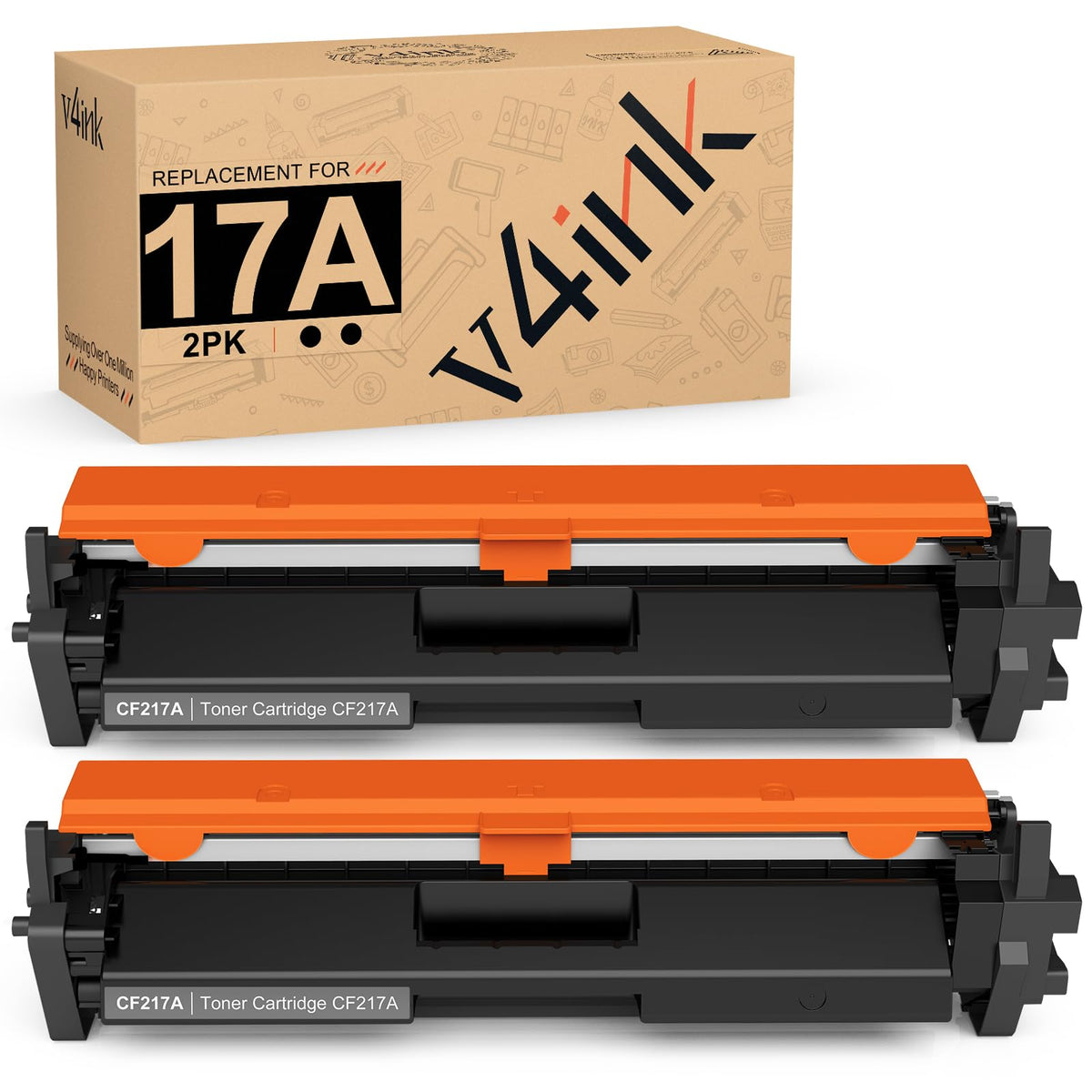 v4ink Cartouche de toner compatible Remplacement pour HP 17A CF217A avec Pr