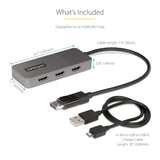 Startech MSTDP123HD DisplayPort to HDMI Triple Monitor Adapter