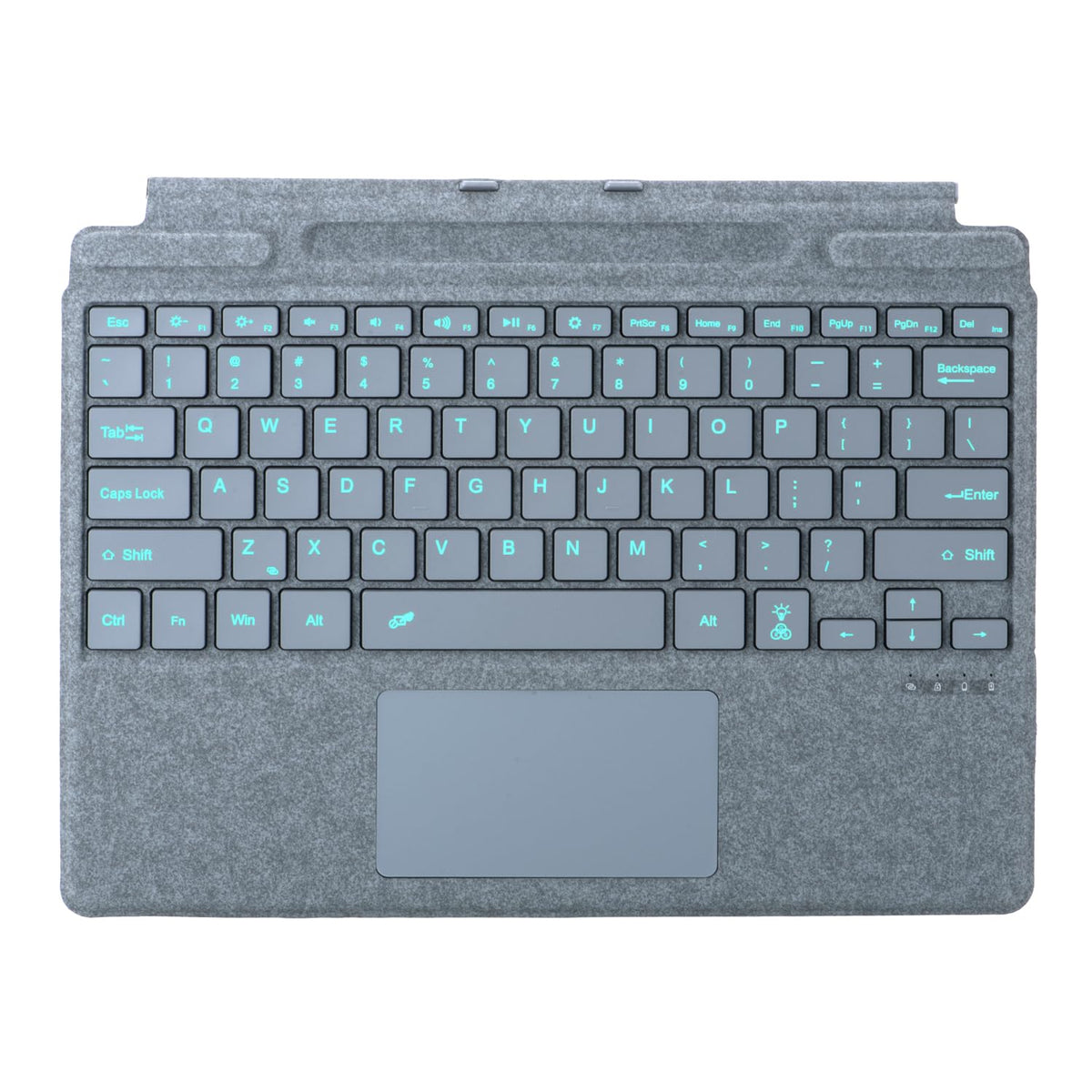 Clavier Microsoft Surface Pro 13 pouces avec rangement pour stylet, platine