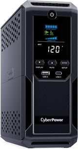CyberPower CP1350AVRLCD3 Intelligent LCD UPS Battery Backup, 1350VA/81