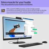 HP 27 inch All-in-One Desktop PC, FHD Display, AMD Ryzen 5 7520U, 16 G