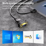 USB to RS232, USB Serial Adapter with FTDI Chipset,USB 2.0 to Male DB9