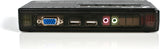 StarTech.com 4 Port Black USB KVM Switch Kit with Cables and Audio - D
