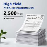 305A Black Toner Cartridges 2-Pack Compatible 305A Replacement for HP