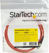 StarTech.com Câble à fibre optique 2 m - Multimode Duplex 50/125 - LSZH Fib