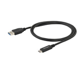 StarTech.com USB to USB C Cable – 1m / 3 ft – 5Gbps – USB A to USB C –