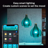 Philips Hue White and Colour Ambiance 10.5W Equivalent 75W A19 Base E2