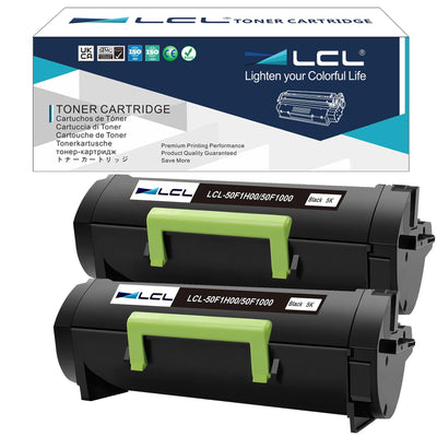 LCL Compatible Toner Cartridge for Lexmark 50F1H00 50F1000 501H 501 50
