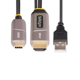 StarTech.com 50ft (15.2m) USB-C to HDMI 2.0 Active Optical Cable (AOC)