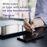 Stylet Targus pour tablettes et appareils à écran tactile - Noir