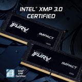 Kingston Fury Impact XMP 32GB 6400MT/s DDR5 CL38 SODIMM (Kit of 2) SOD