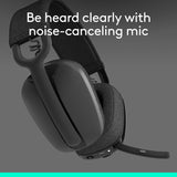 Logitech Zone Vibe 100 Lightweight Wireless Over Ear Headphones with N
