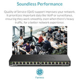 D-Link 16-Port Gigabit Unmanaged Ethernet Switch, Plug and Play, Slim